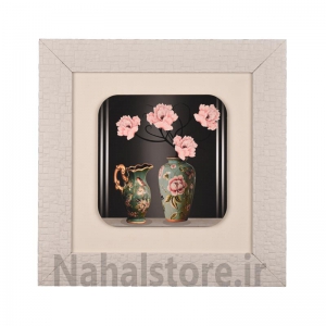 تابلو ديواري (PVC) (آجري-سفيد) (طرح 4)-3636