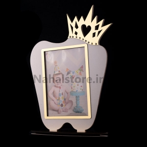 قاب عکس دنداني (طلايي) (پرنسس)-1318