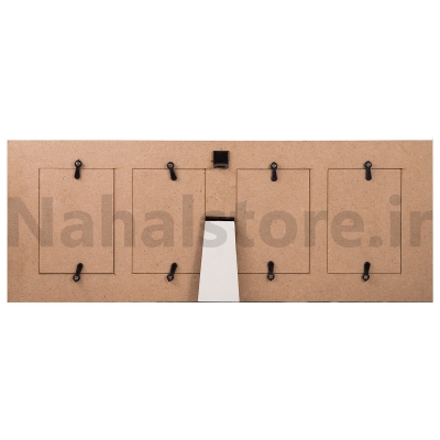 قاب عکس خانواده 4 قاب (نوار طلايي)-710