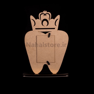 قاب عکس دنداني (طلايي) (پادشاه)-69