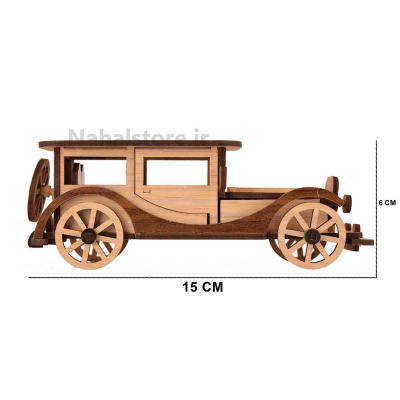 ماکت ماشين چوبي کلاسيک - سايز 2 -طرح 2